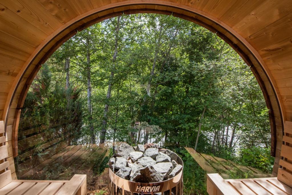 Zahrada ubytování Viktoria Lodges