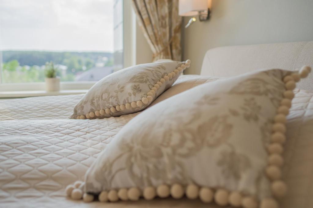 Postel nebo postele na pokoji v ubytování Penthouse