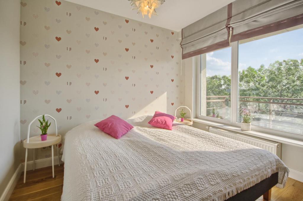 Postel nebo postele na pokoji v ubytování Penthouse