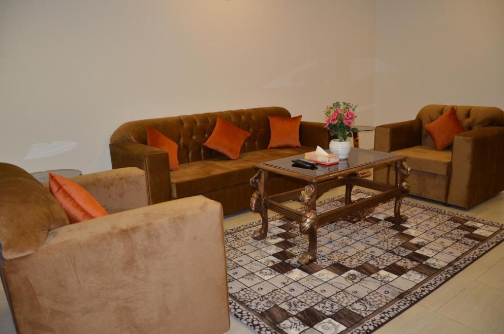 Posezení v ubytování Jazan Heart Hotel