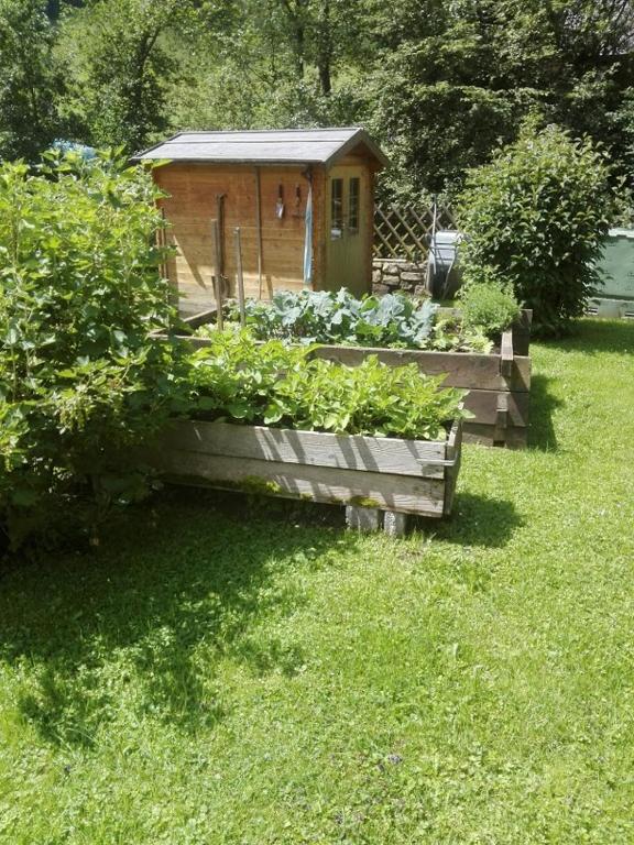 Zahrada ubytování La vecchia Mesnerhaus