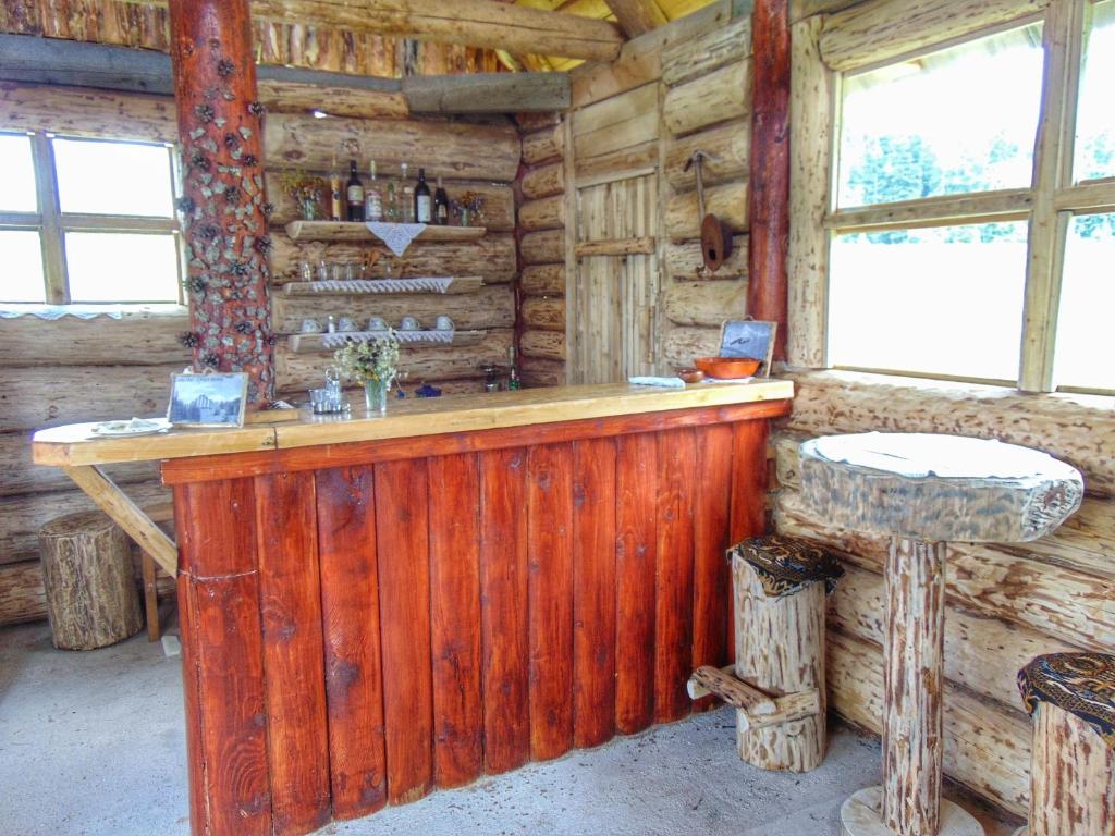 Lounge nebo bar v ubytování Cottage Uskoci