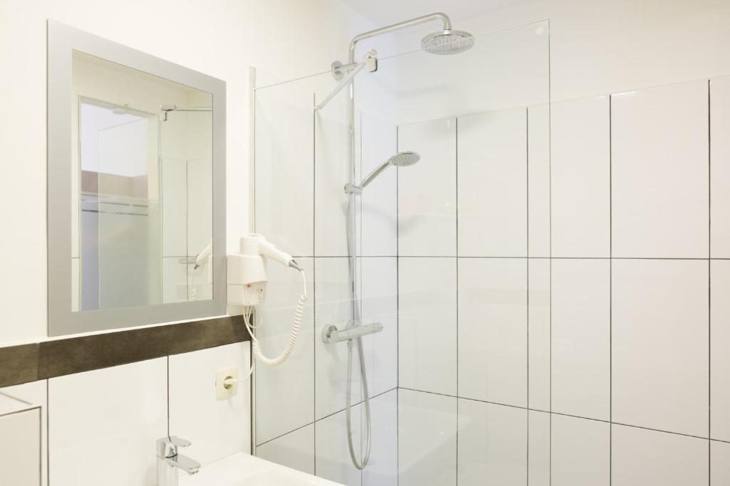Koupelna v ubytování Hotel Lehenerhof