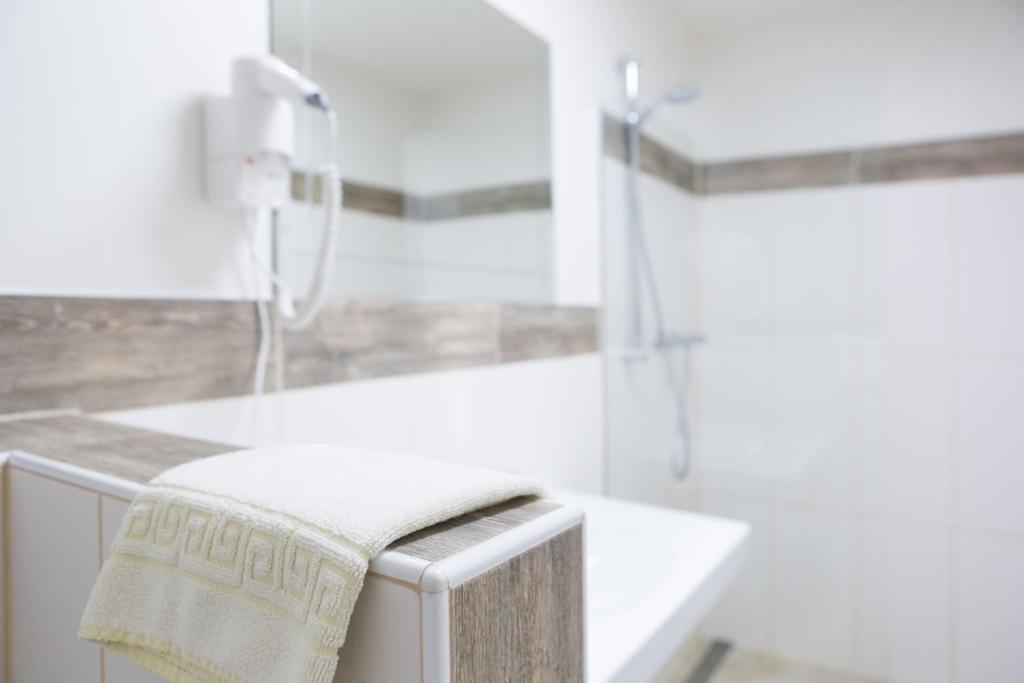 Koupelna v ubytování Hotel Lehenerhof