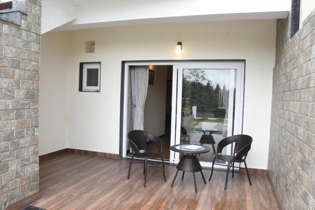 Balkón nebo terasa v ubytování Nirvana Retreat