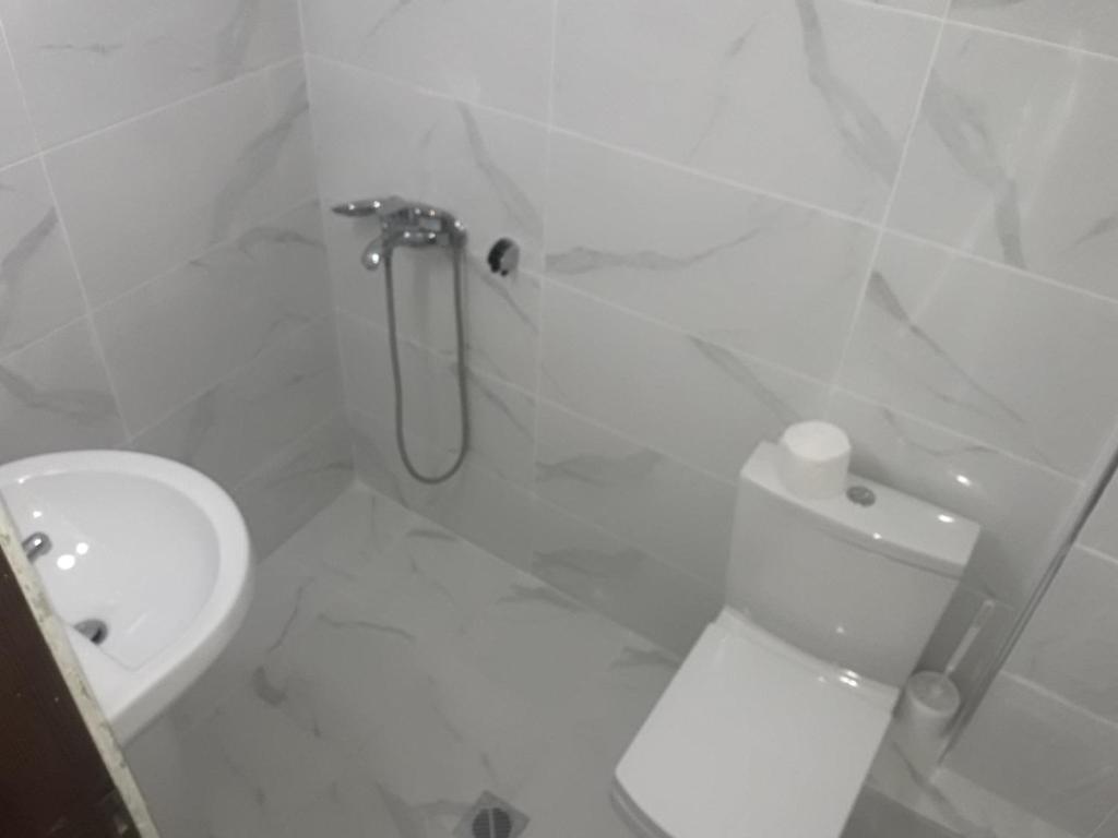 Kúpeľňa v ubytovaní Vila Katia Polyhrono