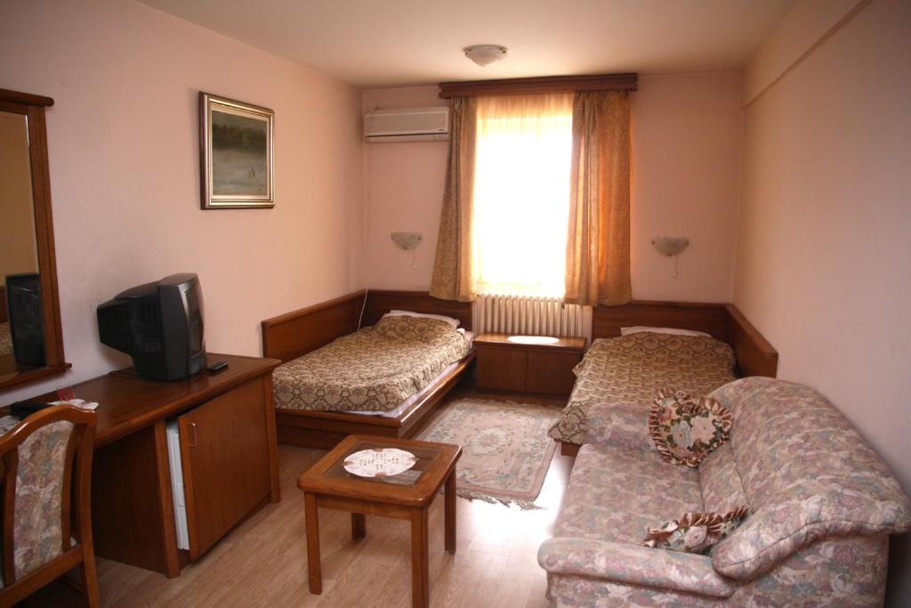 Posezení v ubytování Garni Hotel PBG