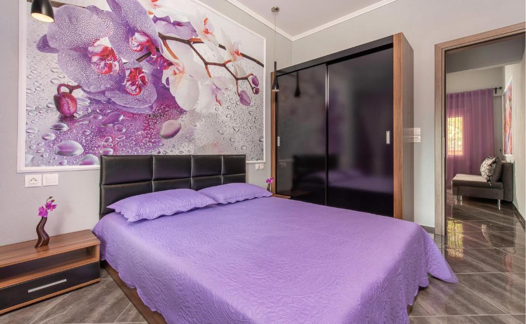 Postel nebo postele na pokoji v ubytování Studios Diogenis