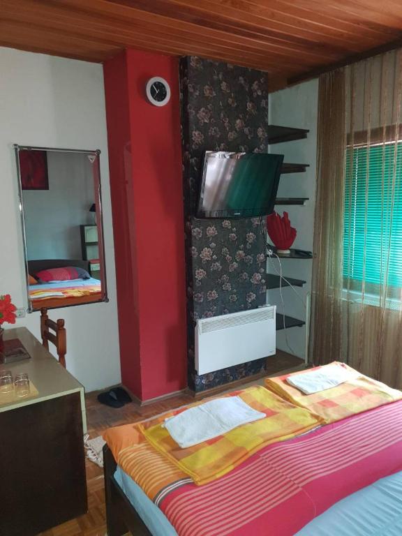Postel nebo postele na pokoji v ubytování Vila De turist