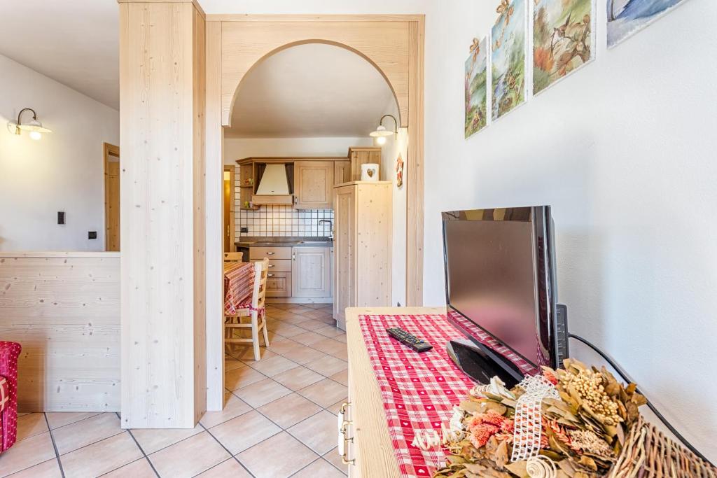 Kuchyň nebo kuchyňský kout v ubytování Residence Ronchi
