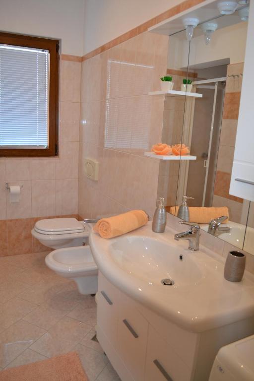 Koupelna v ubytování Apartman Doli