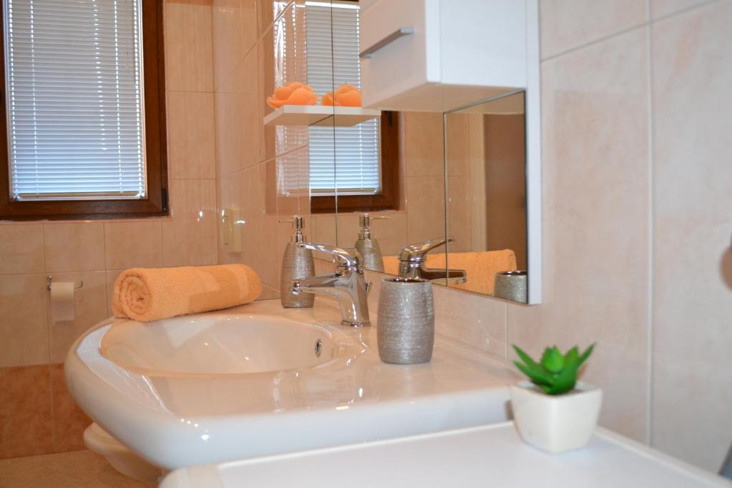 Koupelna v ubytování Apartman Doli
