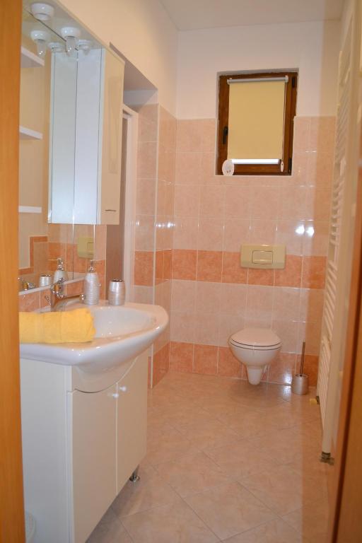 Koupelna v ubytování Apartman Doli
