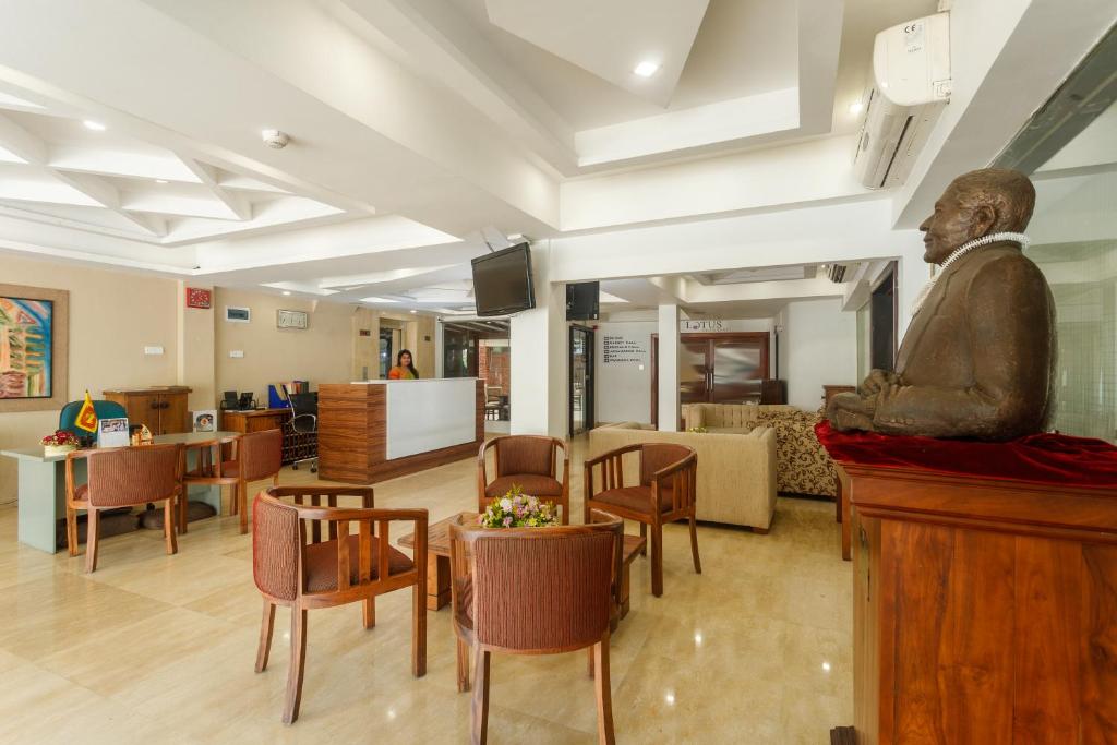 Vstupní hala nebo recepce v ubytování Hotel Janaki