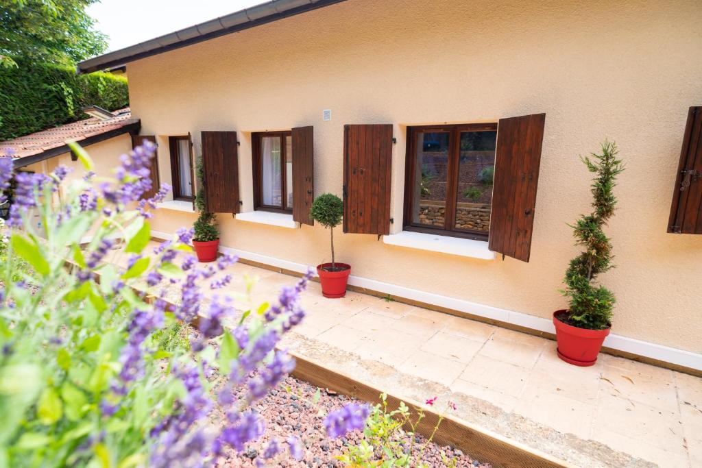 Zahrada ubytování Lyon Mon Amour B&B