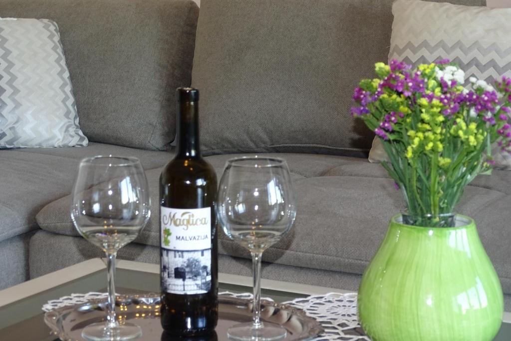 Nápoje v ubytovaní Apartment Parenzana Bibali 65 A 52460-Buje