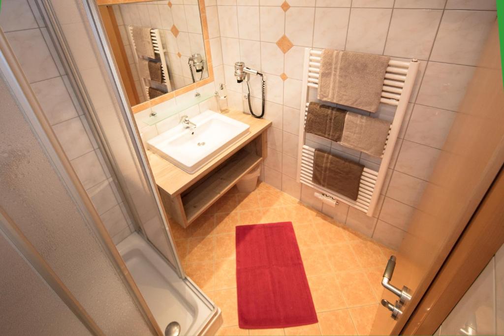 Kúpeľňa v ubytovaní GB Gondelblick