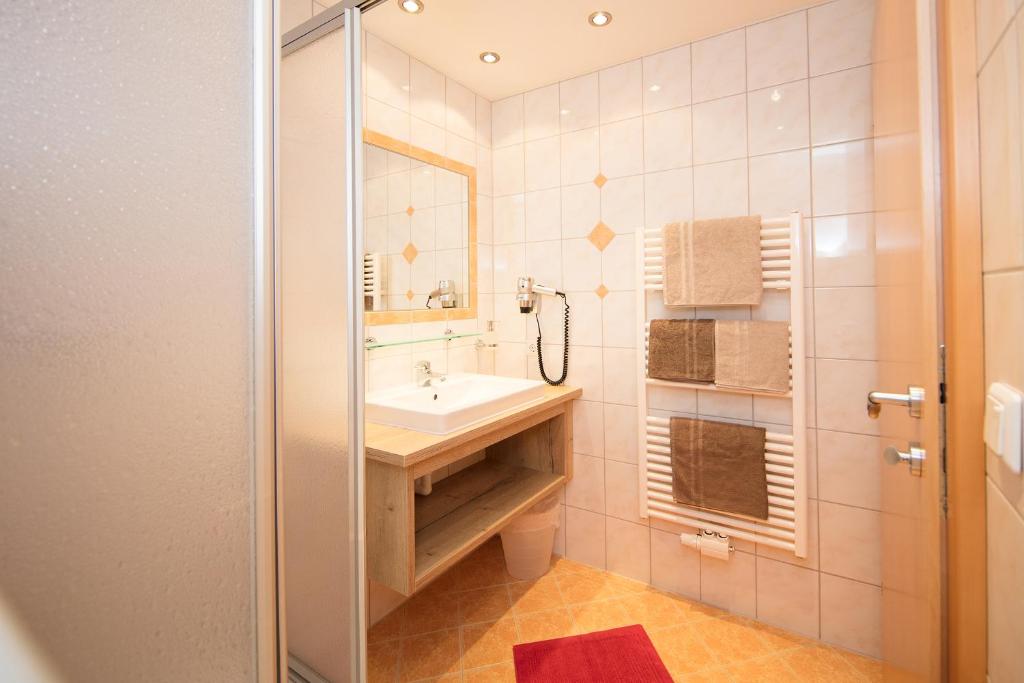 Kúpeľňa v ubytovaní GB Gondelblick