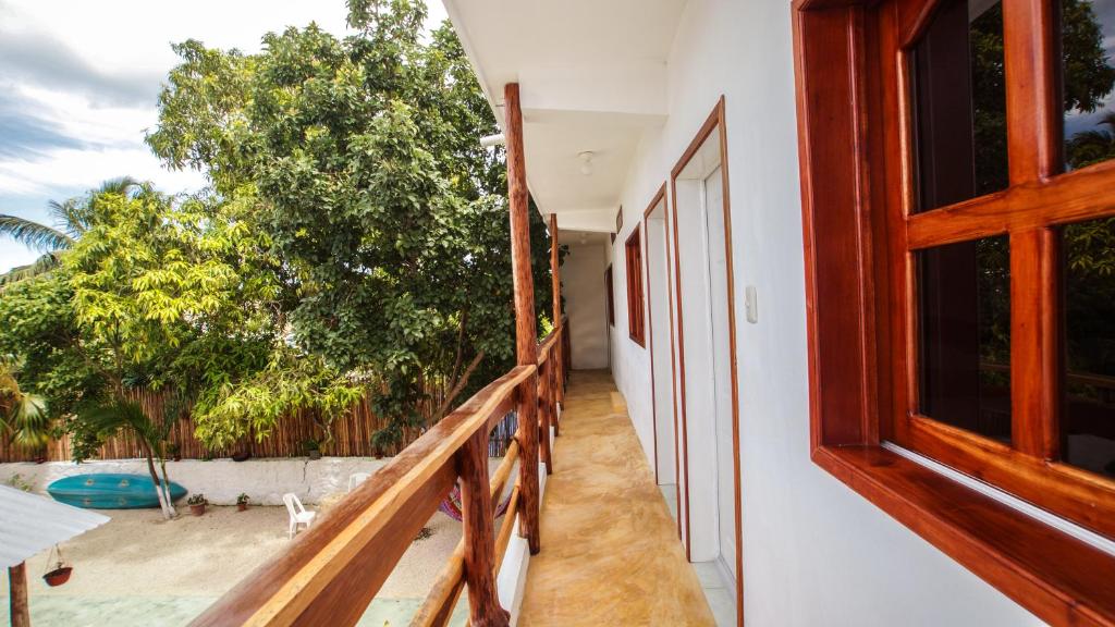 Balkón nebo terasa v ubytování Hotel el Manglar