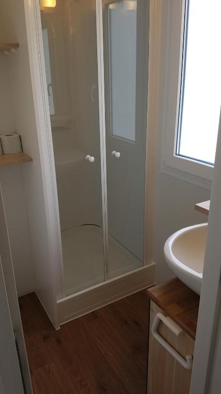 Koupelna v ubytování Simonai Mobile Homes