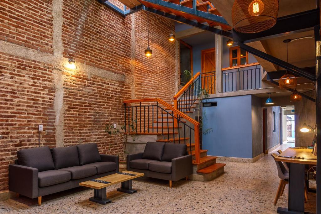 Posezení v ubytování La Abuelita Hostal