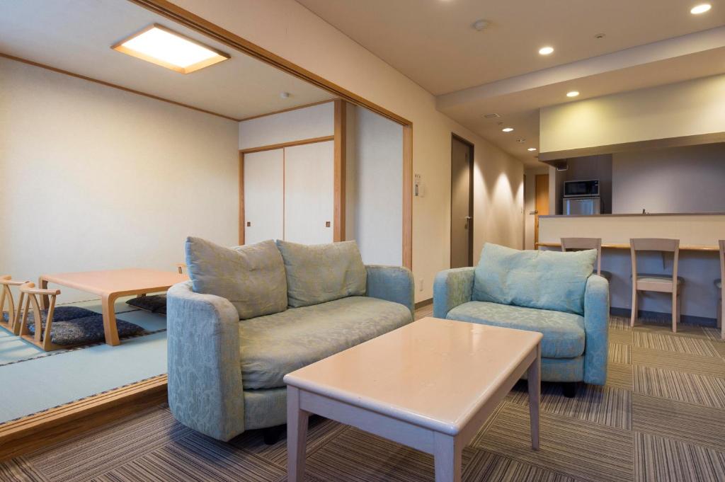 Posezení v ubytování Izumigo AMBIENT Azumino Hotel