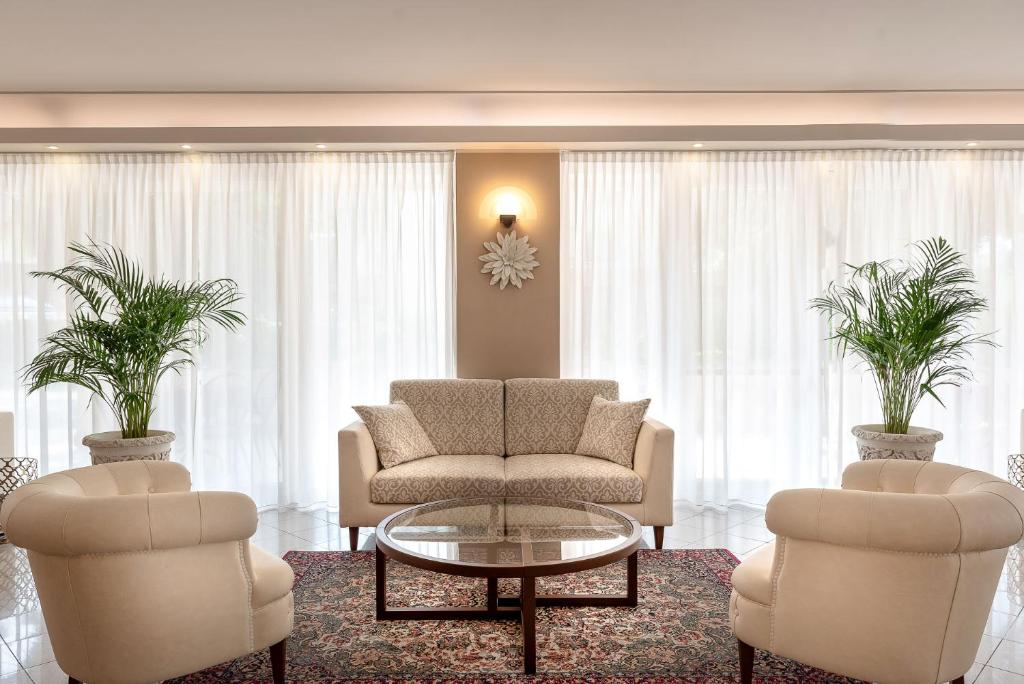 Posezení v ubytování Hotel Tiffany