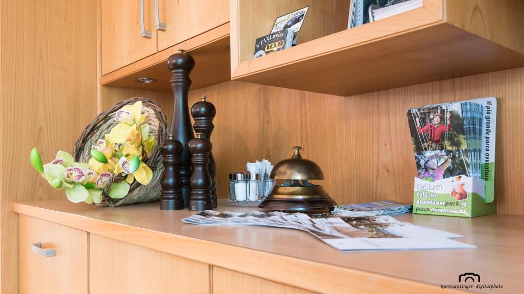 Kuchyň nebo kuchyňský kout v ubytování Kreuzstein Bed&Breakfast