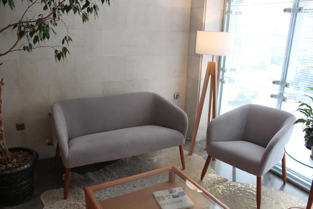 Posezení v ubytování Hotel Carreño