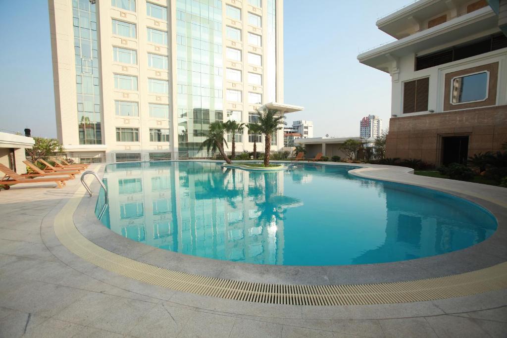 Bazén v ubytování Panyu Hotel nebo v jeho okolí