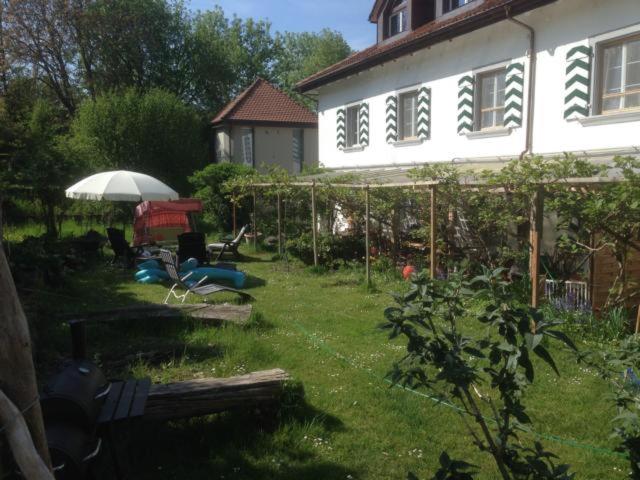 Zahrada ubytování Bodensee Moosburg Biohof am See
