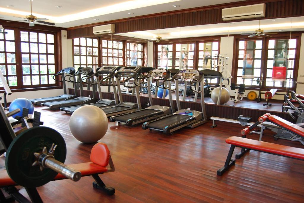 Fitness centrum a/nebo fitness zařízení v ubytování THE PRIVILEGE FLOOR by Borei Angkor