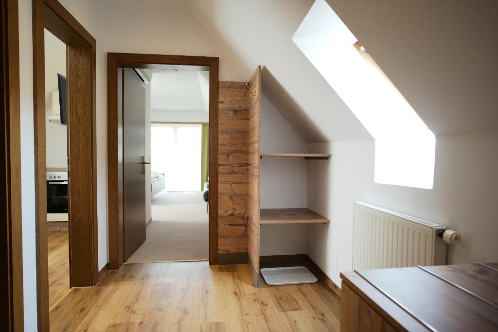 Postel nebo postele na pokoji v ubytování Gästehaus Ferk - Frühstückspension, Bed & Breakfast