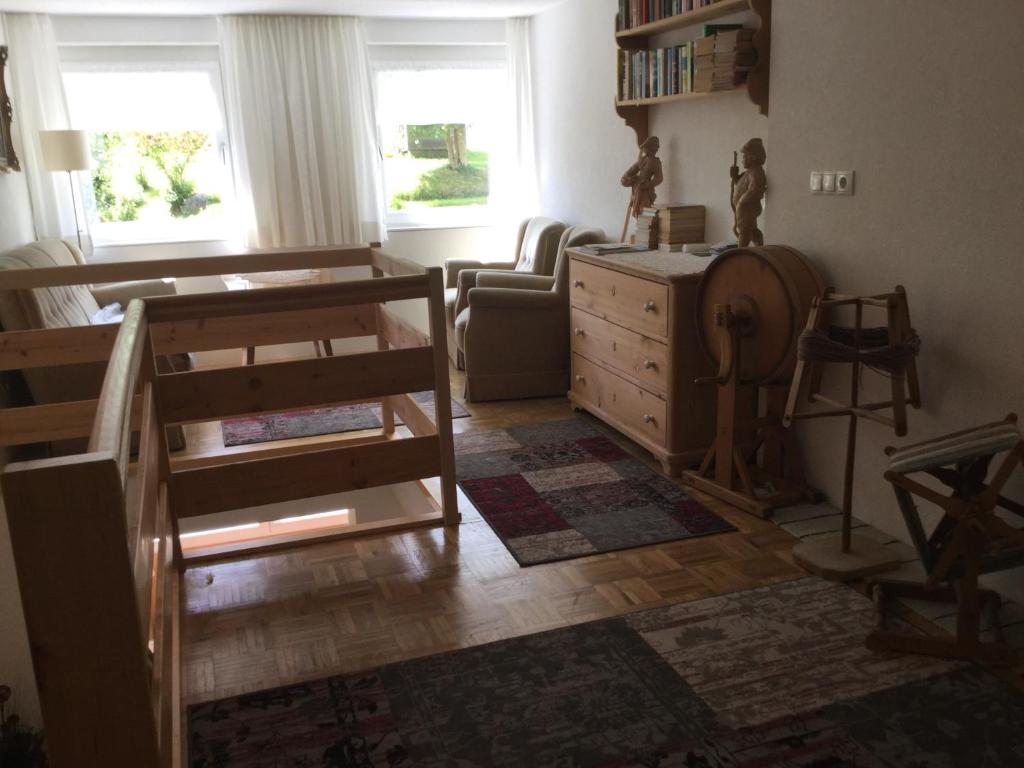 Posezení v ubytování Gästehaus Pfandl