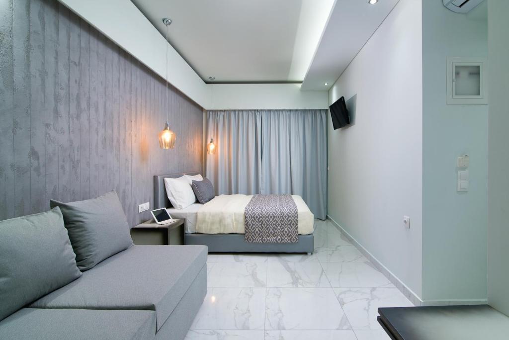 Posezení v ubytování Molos Hotel