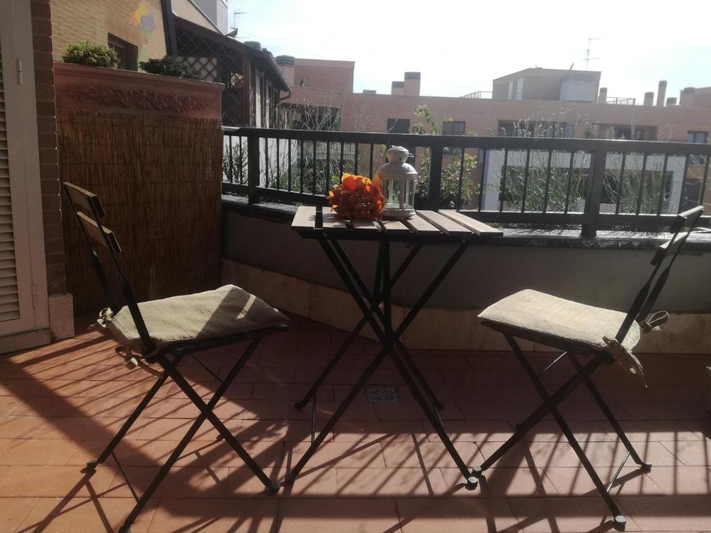 Balkon lub taras w obiekcie Perugino Apartments