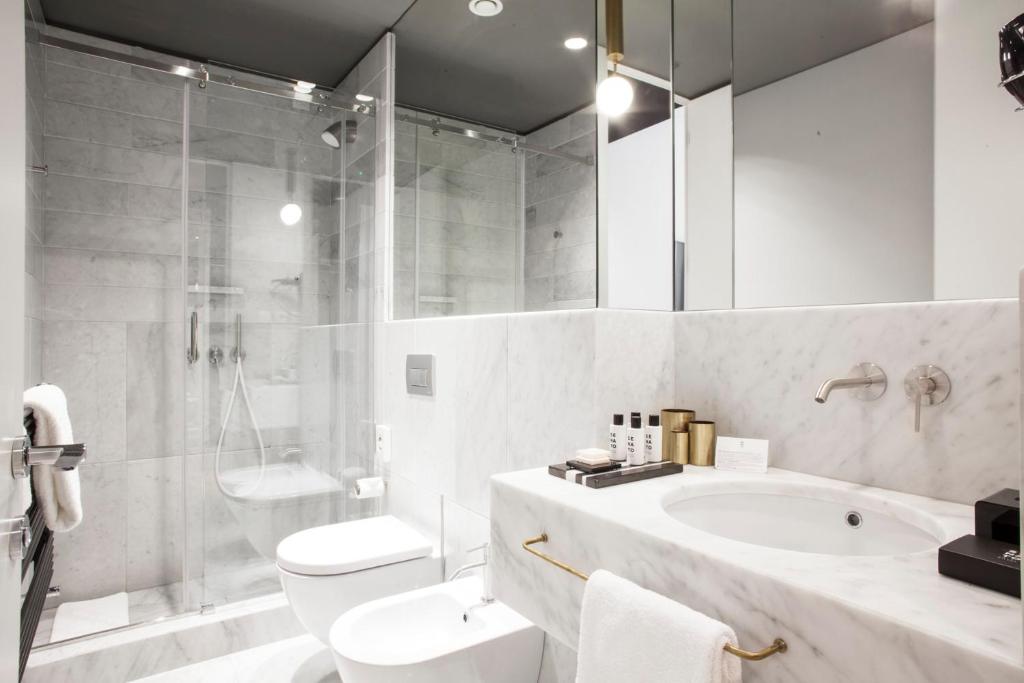 Koupelna v ubytování Senato Hotel Milano