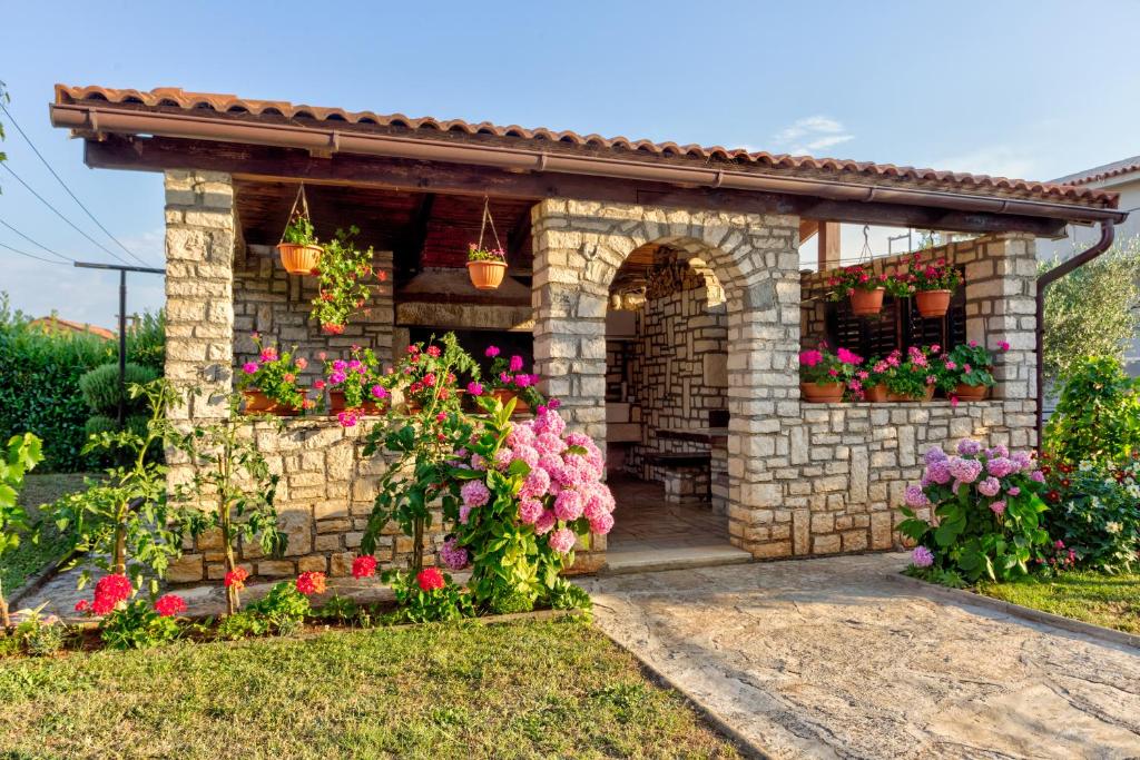 Zahrada ubytování Apartments Contessa