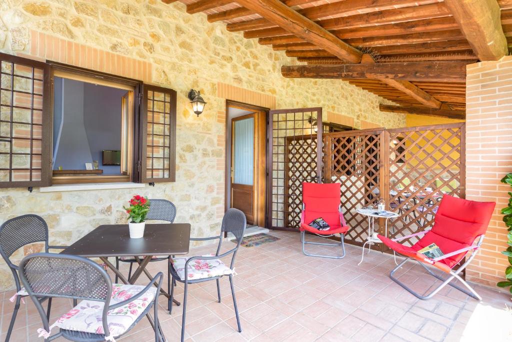 Patio nebo venkovní prostory v ubytování Agriturismo Dei Casali