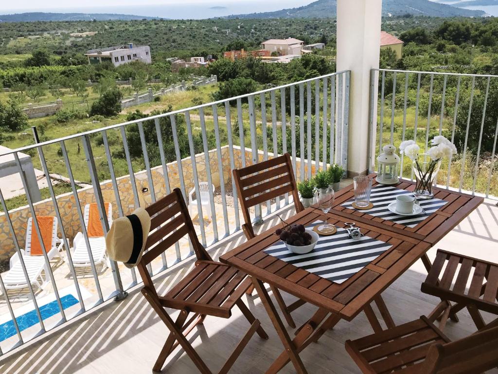 Balkón nebo terasa v ubytování Anapartments