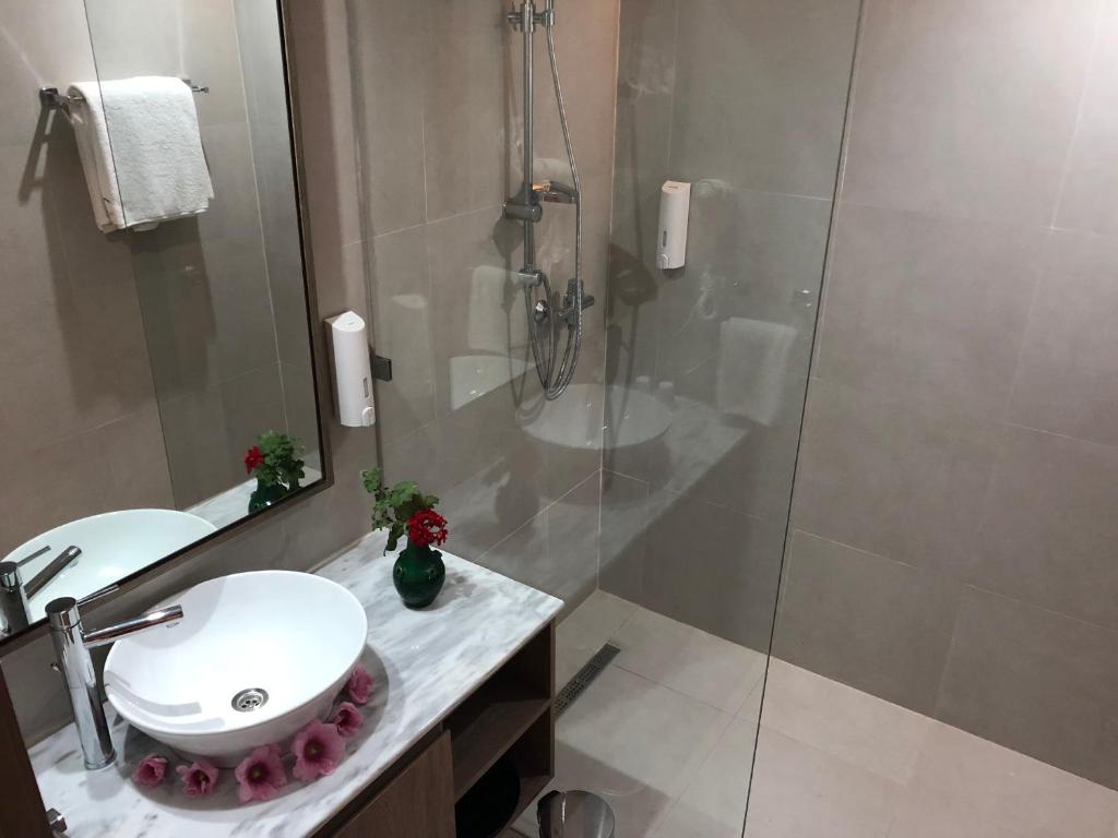 Koupelna v ubytování Hotel La Residence Hammamet