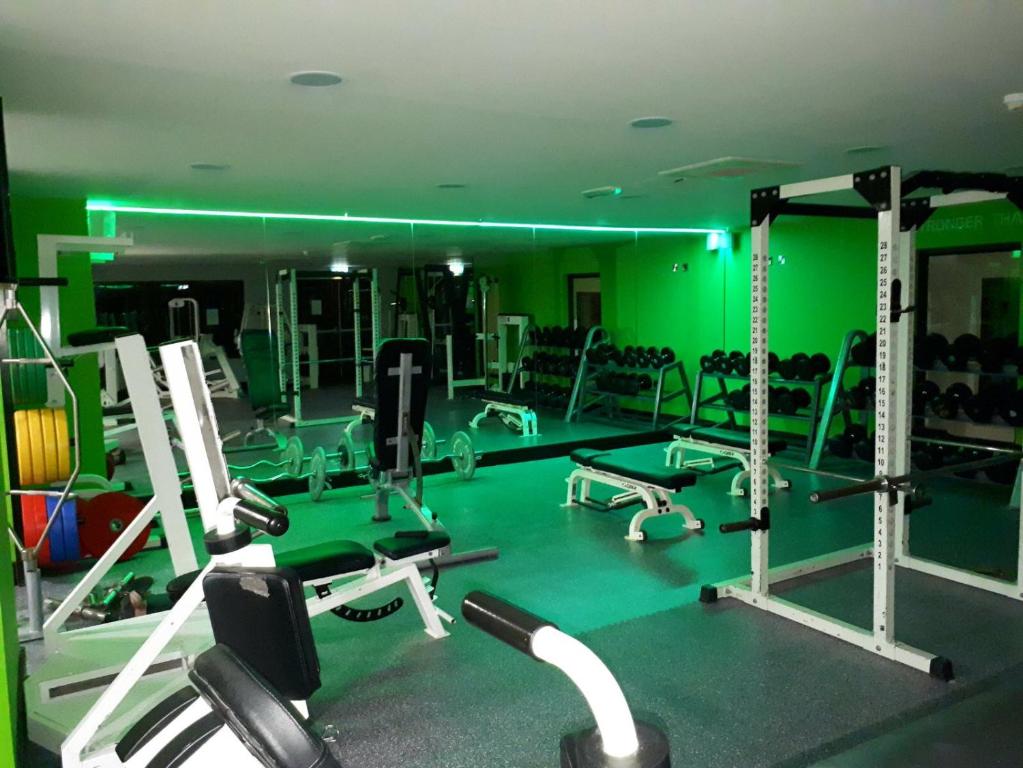Fitness centrum a/nebo fitness zařízení v ubytování Fitzgeralds Woodlands House Hotel