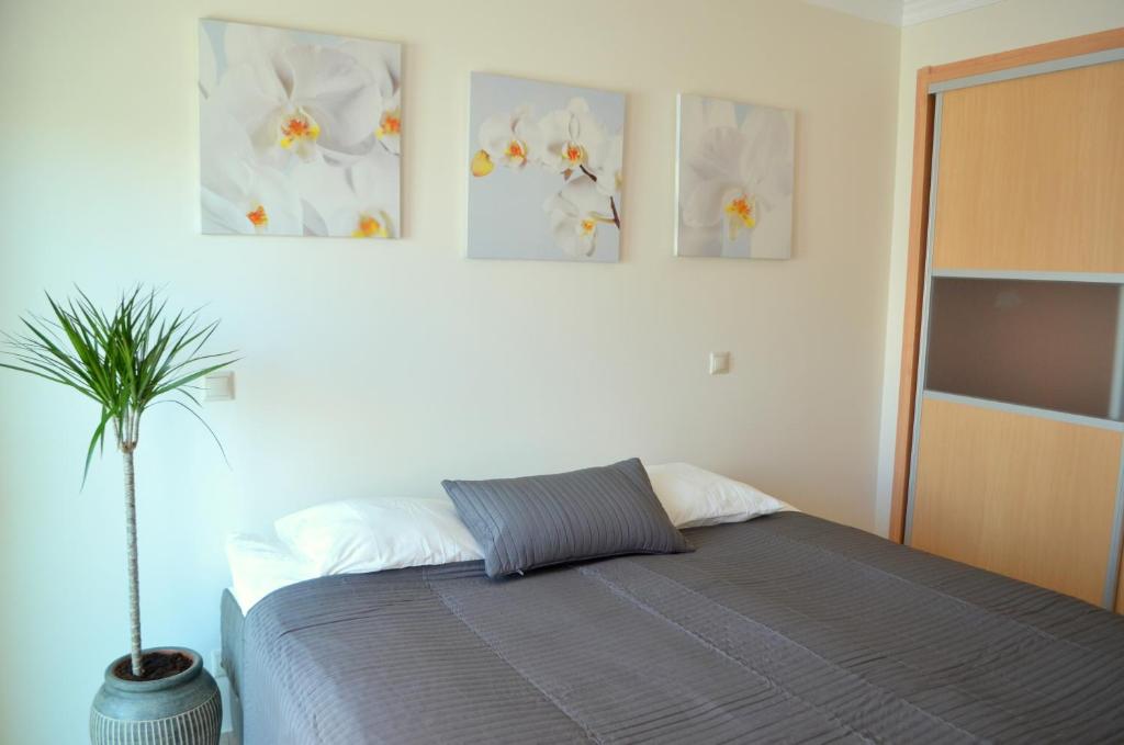 Postel nebo postele na pokoji v ubytování Marina Beach Apartment