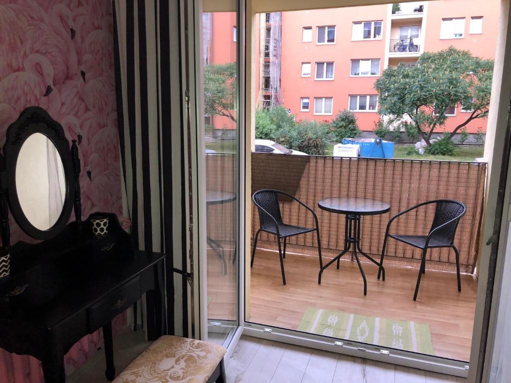 Balkón alebo terasa v ubytovaní Hugo Apartment Gdansk