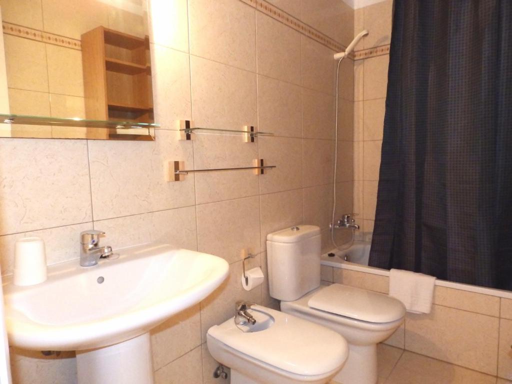 Koupelna v ubytování Apartamentos Medano - La Ladera
