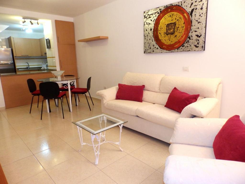 Posezení v ubytování Apartamentos Medano - La Ladera