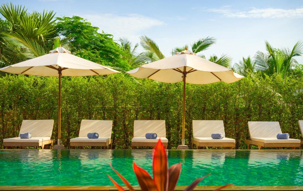 Bazén v ubytování Khmer House Resort nebo v jeho okolí