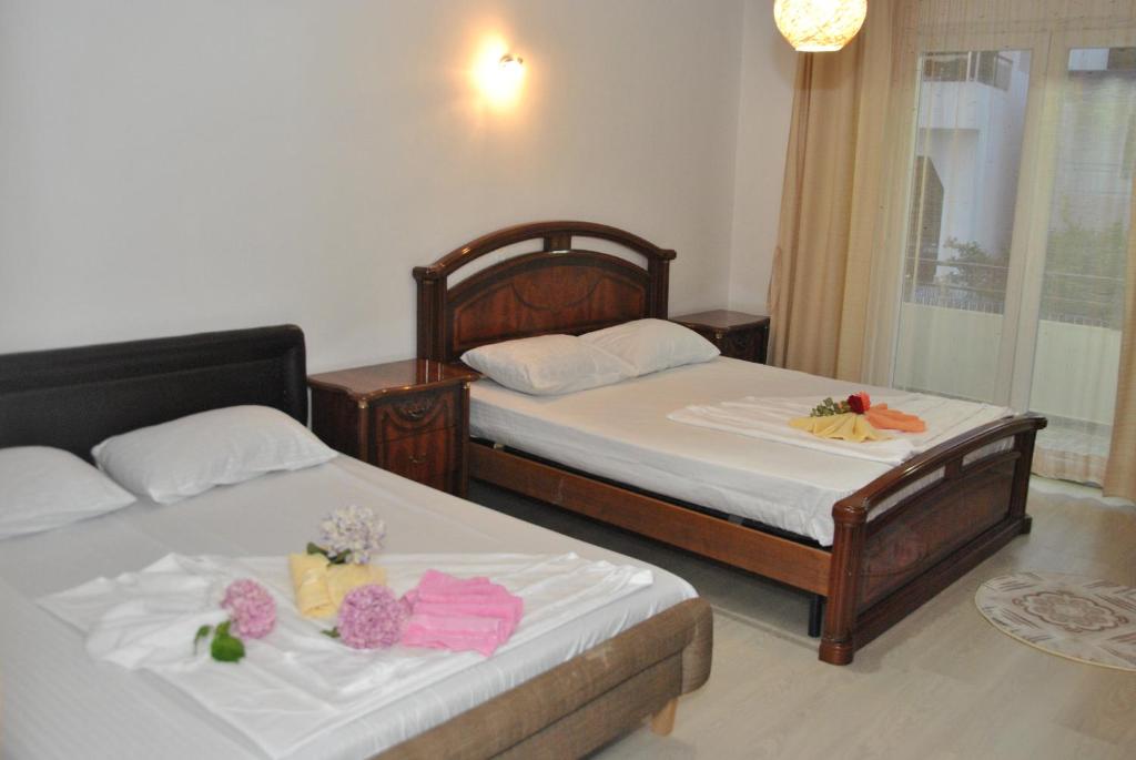Krevet ili kreveti u jedinici u okviru objekta Haamel Apartment