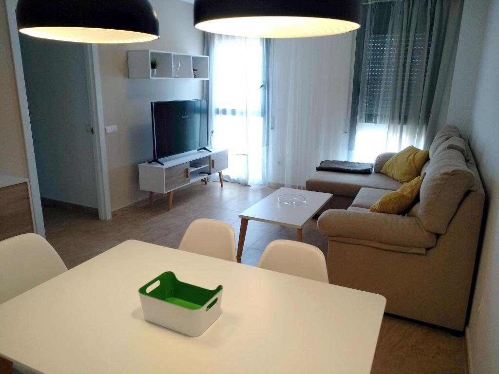 A seating area at Mi Apartamento en el Delta del Ebro+