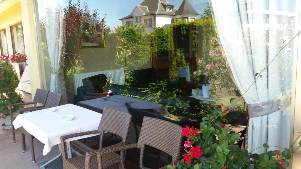 Zahrada ubytování Hostellerie Reeb